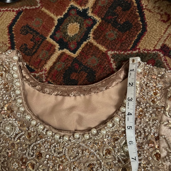 Gold Pakistani Wedding dress - Picture 14 of 16